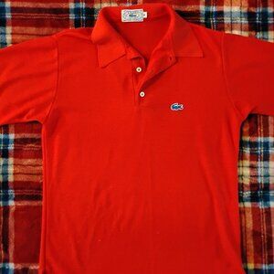 Lacoste red polo